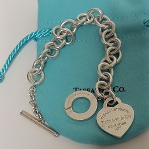 Tiffany & Co - Heart Tag Toggle Bracelet 7.5"